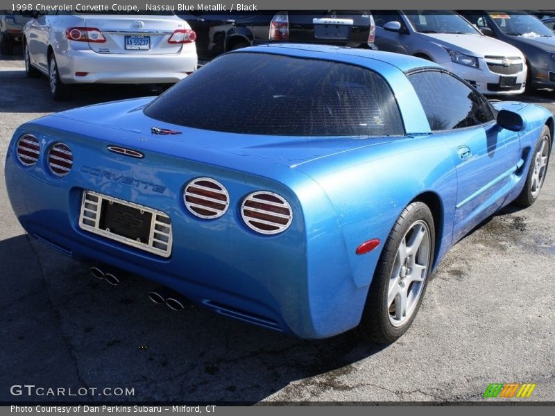 Nassau Blue Metallic / Black 1998 Chevrolet Corvette Coupe