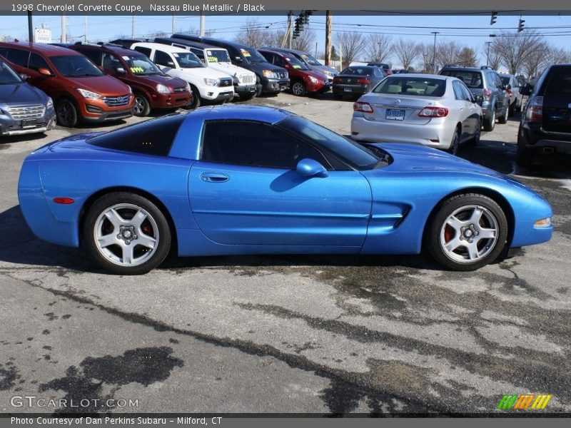 Nassau Blue Metallic / Black 1998 Chevrolet Corvette Coupe