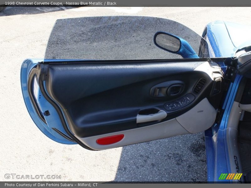 Nassau Blue Metallic / Black 1998 Chevrolet Corvette Coupe