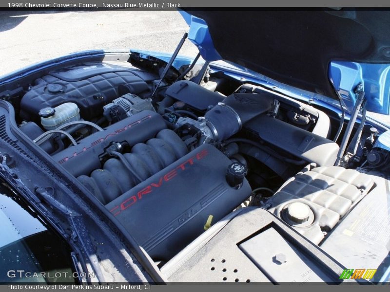 Nassau Blue Metallic / Black 1998 Chevrolet Corvette Coupe