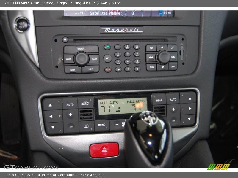 Grigio Touring Metallic (Silver) / Nero 2008 Maserati GranTurismo