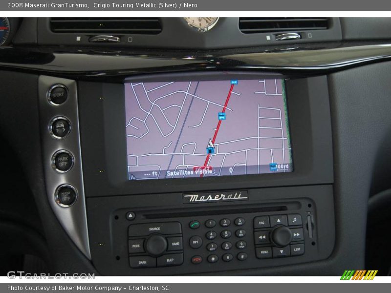 Grigio Touring Metallic (Silver) / Nero 2008 Maserati GranTurismo
