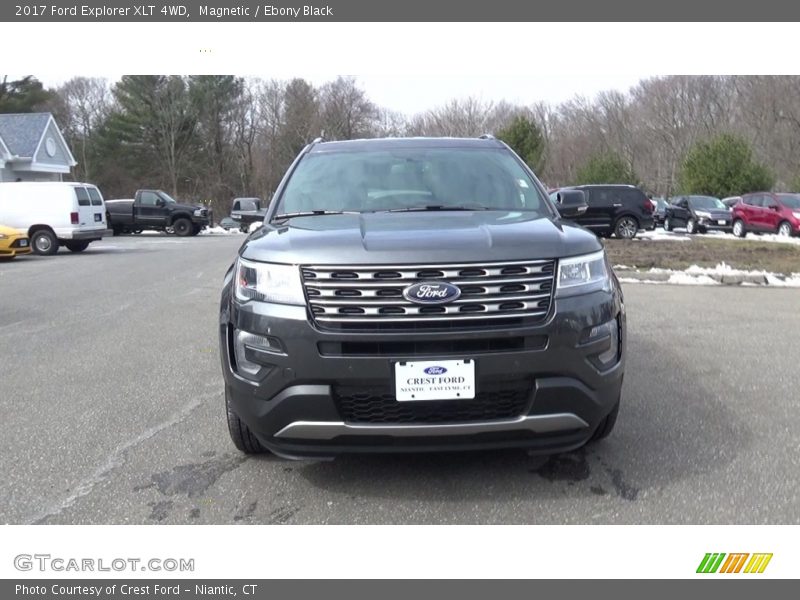 Magnetic / Ebony Black 2017 Ford Explorer XLT 4WD