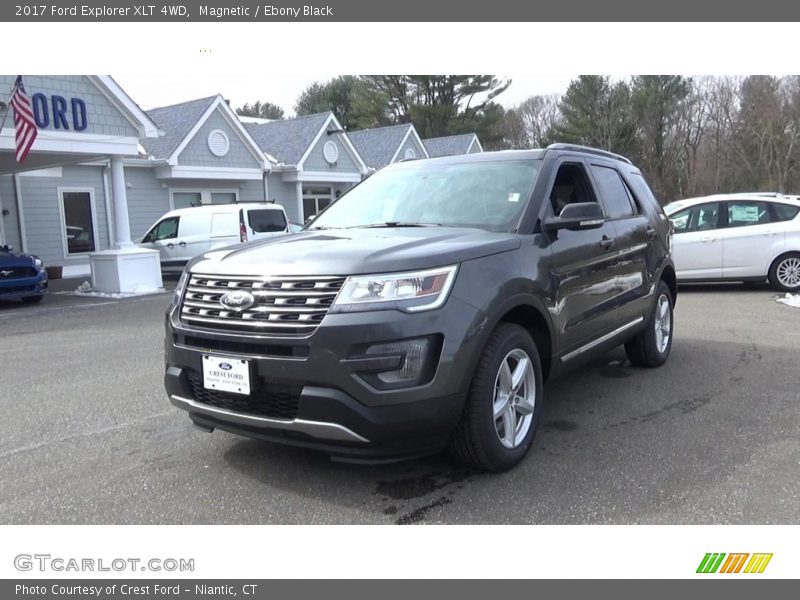 Magnetic / Ebony Black 2017 Ford Explorer XLT 4WD