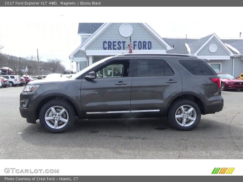 Magnetic / Ebony Black 2017 Ford Explorer XLT 4WD