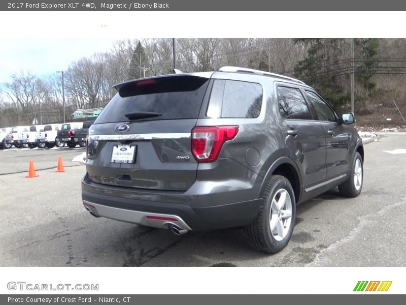 Magnetic / Ebony Black 2017 Ford Explorer XLT 4WD