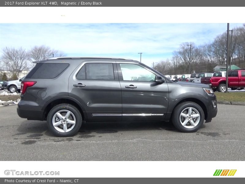 Magnetic / Ebony Black 2017 Ford Explorer XLT 4WD