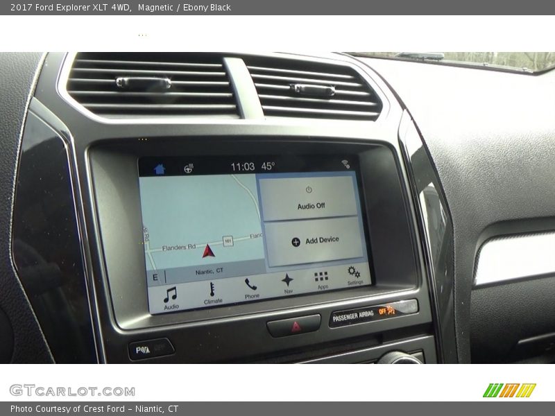 Magnetic / Ebony Black 2017 Ford Explorer XLT 4WD