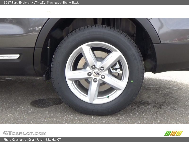 Magnetic / Ebony Black 2017 Ford Explorer XLT 4WD