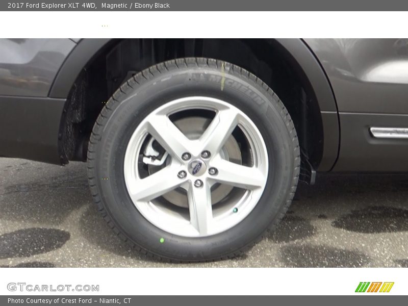 Magnetic / Ebony Black 2017 Ford Explorer XLT 4WD