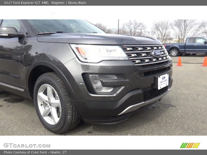 Magnetic / Ebony Black 2017 Ford Explorer XLT 4WD