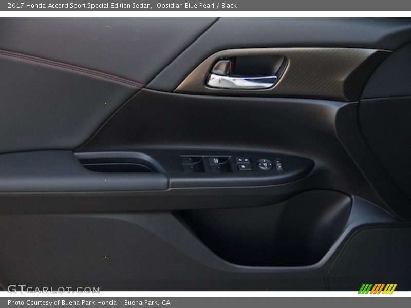 Obsidian Blue Pearl / Black 2017 Honda Accord Sport Special Edition Sedan
