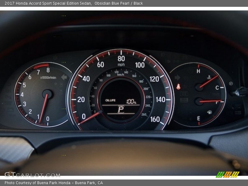 Obsidian Blue Pearl / Black 2017 Honda Accord Sport Special Edition Sedan