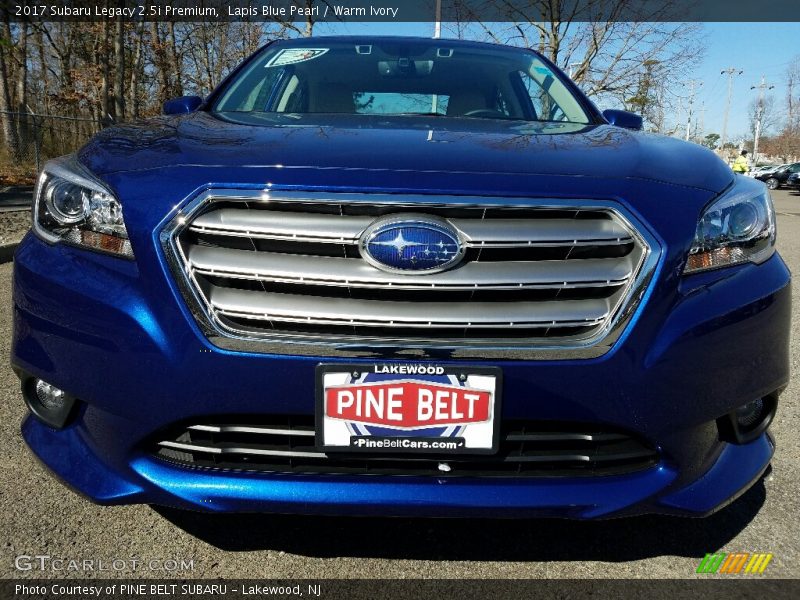 Lapis Blue Pearl / Warm Ivory 2017 Subaru Legacy 2.5i Premium