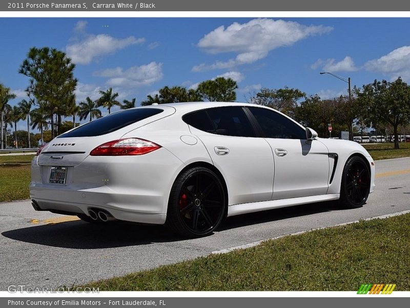 Carrara White / Black 2011 Porsche Panamera S