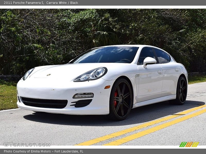 Carrara White / Black 2011 Porsche Panamera S