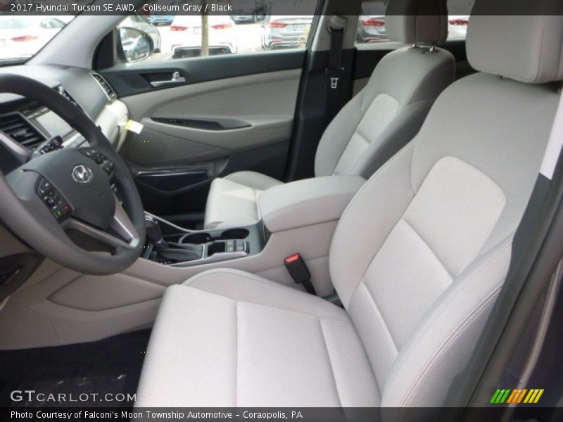 Coliseum Gray / Black 2017 Hyundai Tucson SE AWD