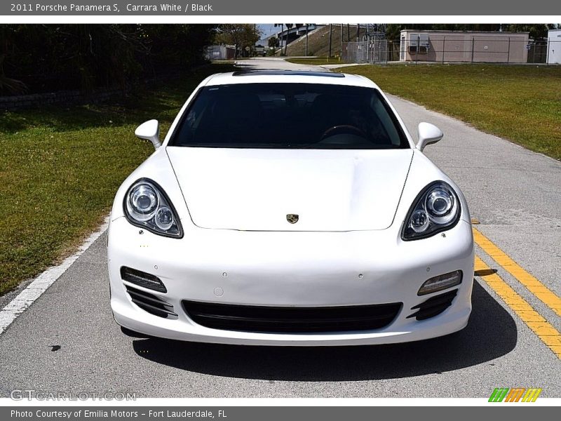 Carrara White / Black 2011 Porsche Panamera S