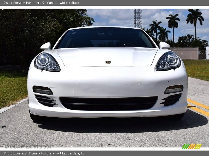 Carrara White / Black 2011 Porsche Panamera S
