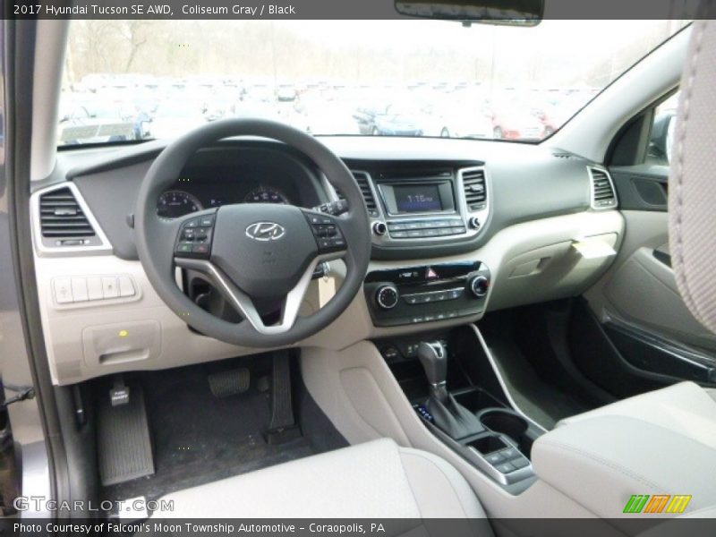 Coliseum Gray / Black 2017 Hyundai Tucson SE AWD