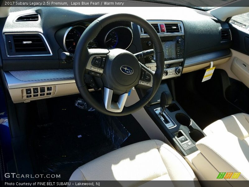 Lapis Blue Pearl / Warm Ivory 2017 Subaru Legacy 2.5i Premium