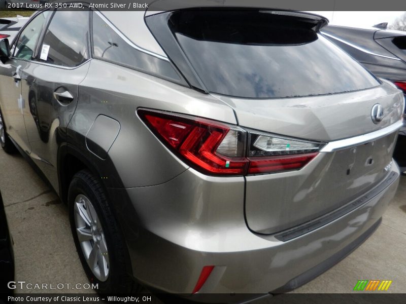 Atomic Silver / Black 2017 Lexus RX 350 AWD