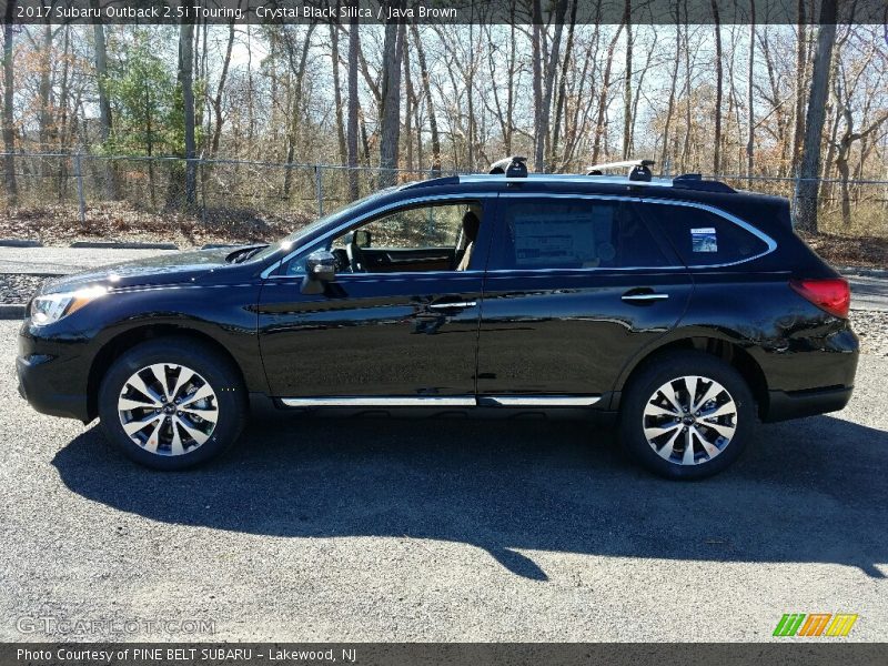 Crystal Black Silica / Java Brown 2017 Subaru Outback 2.5i Touring