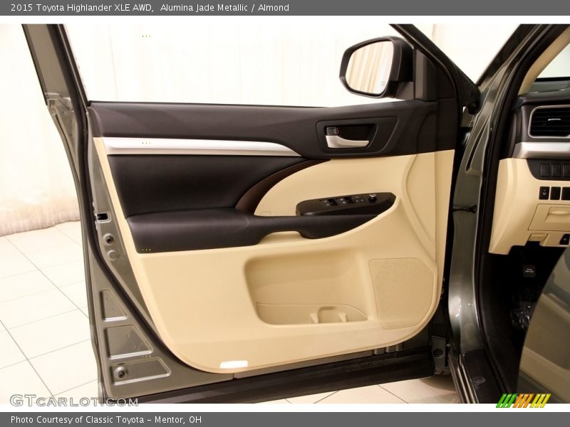 Alumina Jade Metallic / Almond 2015 Toyota Highlander XLE AWD