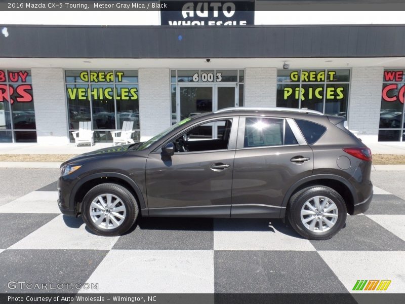 Meteor Gray Mica / Black 2016 Mazda CX-5 Touring