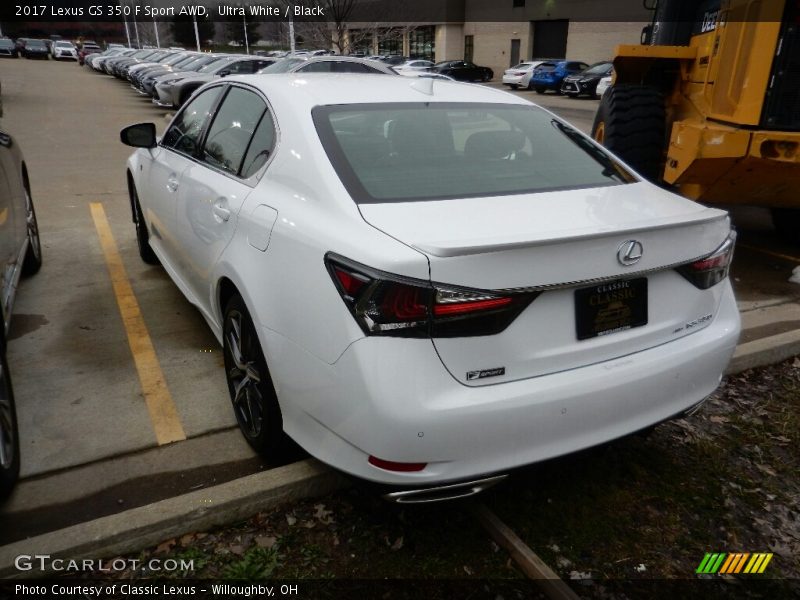 Ultra White / Black 2017 Lexus GS 350 F Sport AWD