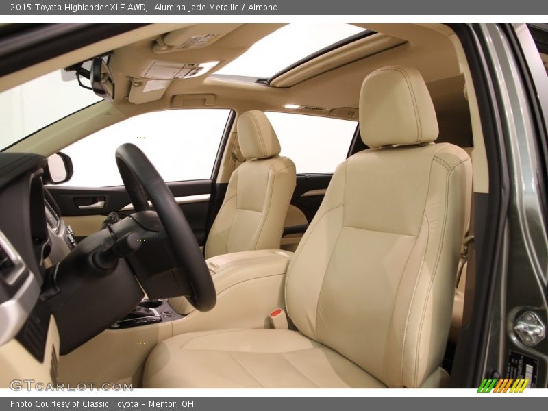Alumina Jade Metallic / Almond 2015 Toyota Highlander XLE AWD