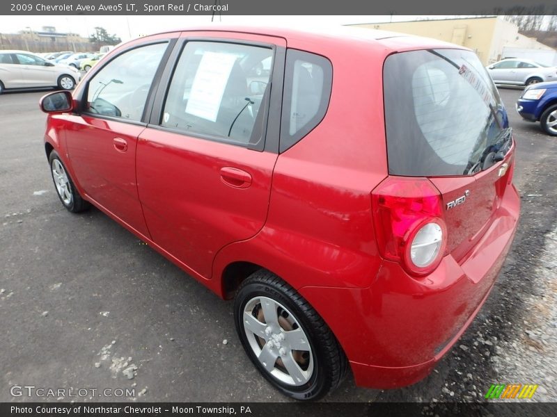 Sport Red / Charcoal 2009 Chevrolet Aveo Aveo5 LT