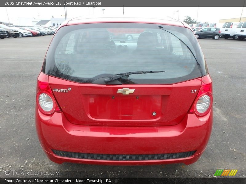 Sport Red / Charcoal 2009 Chevrolet Aveo Aveo5 LT