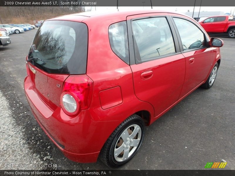 Sport Red / Charcoal 2009 Chevrolet Aveo Aveo5 LT