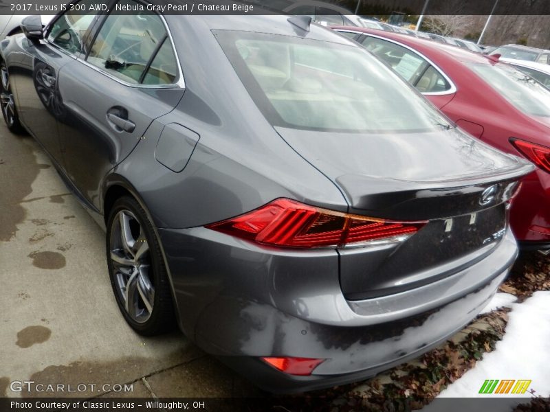 Nebula Gray Pearl / Chateau Beige 2017 Lexus IS 300 AWD
