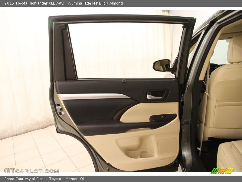 Alumina Jade Metallic / Almond 2015 Toyota Highlander XLE AWD