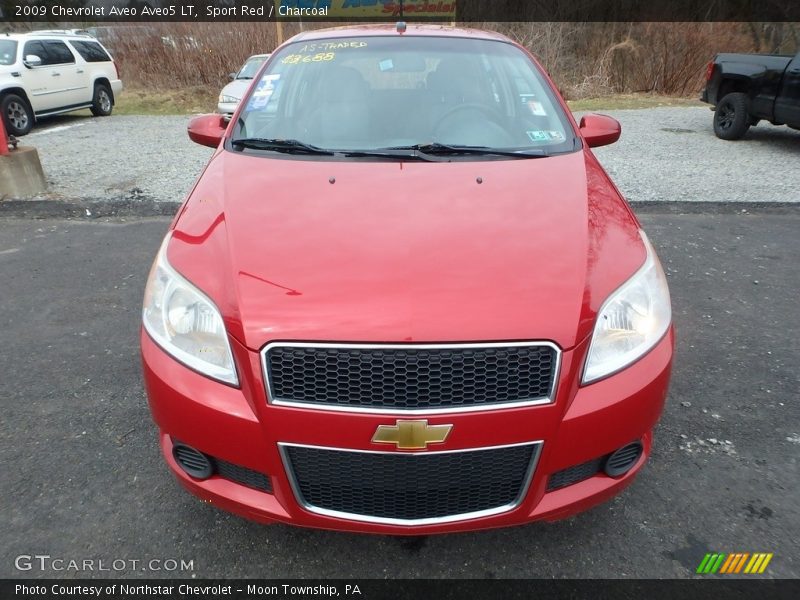 Sport Red / Charcoal 2009 Chevrolet Aveo Aveo5 LT
