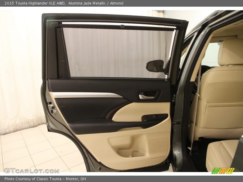Alumina Jade Metallic / Almond 2015 Toyota Highlander XLE AWD
