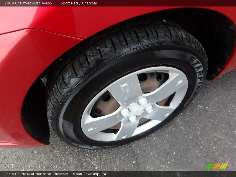 Sport Red / Charcoal 2009 Chevrolet Aveo Aveo5 LT