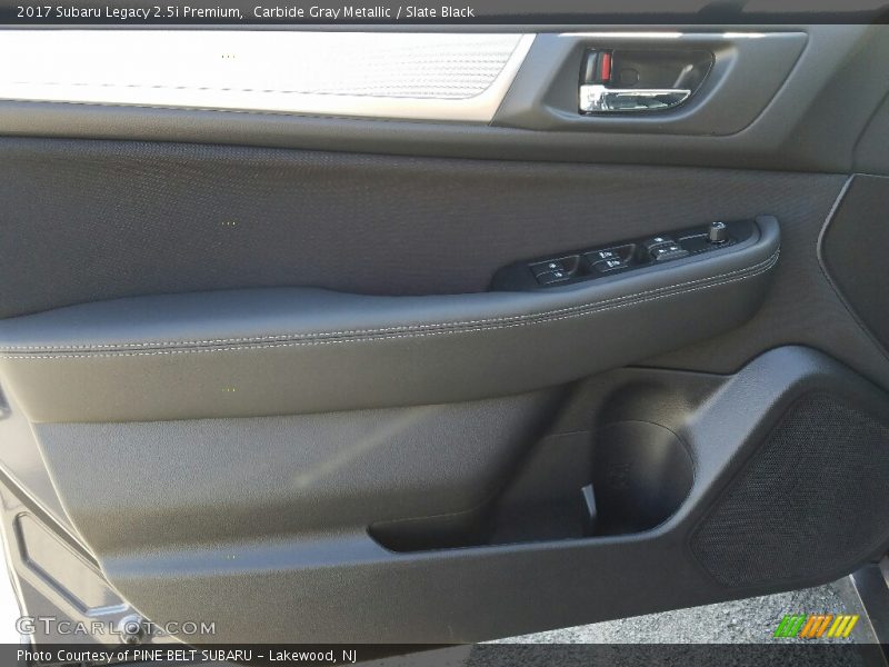 Carbide Gray Metallic / Slate Black 2017 Subaru Legacy 2.5i Premium