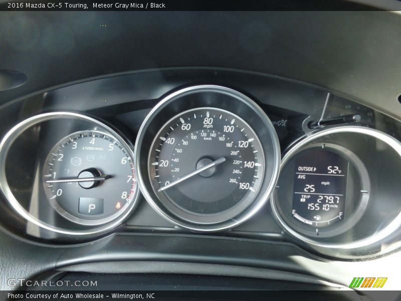 Meteor Gray Mica / Black 2016 Mazda CX-5 Touring