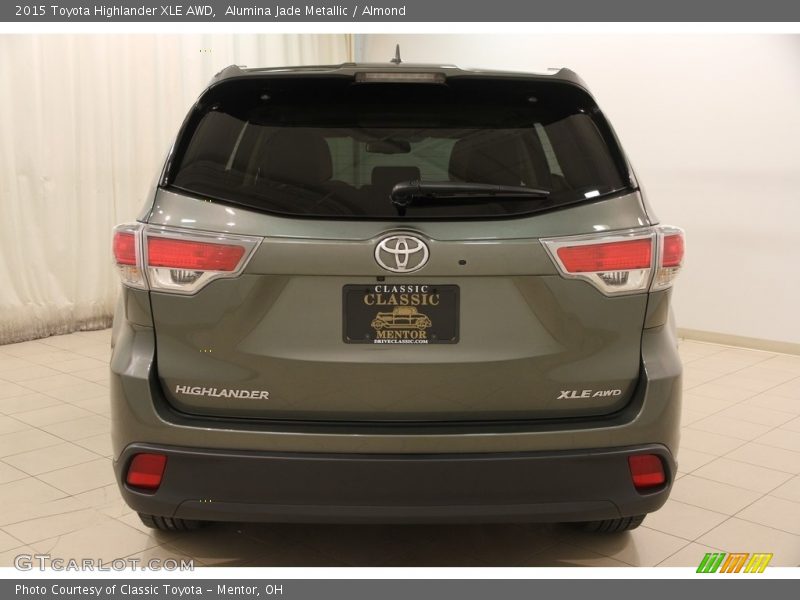 Alumina Jade Metallic / Almond 2015 Toyota Highlander XLE AWD