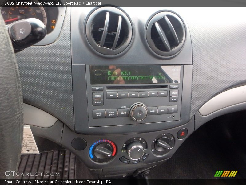 Sport Red / Charcoal 2009 Chevrolet Aveo Aveo5 LT