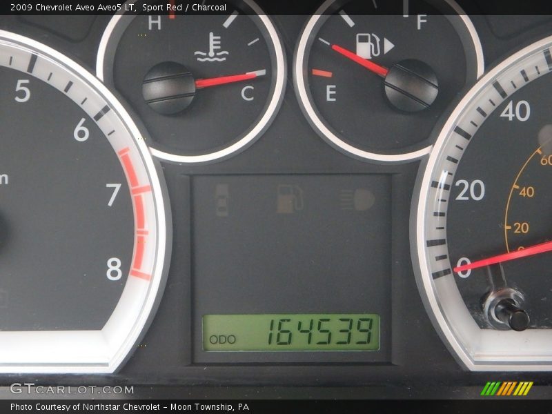 Sport Red / Charcoal 2009 Chevrolet Aveo Aveo5 LT