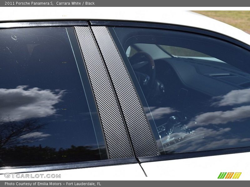 Carrara White / Black 2011 Porsche Panamera S