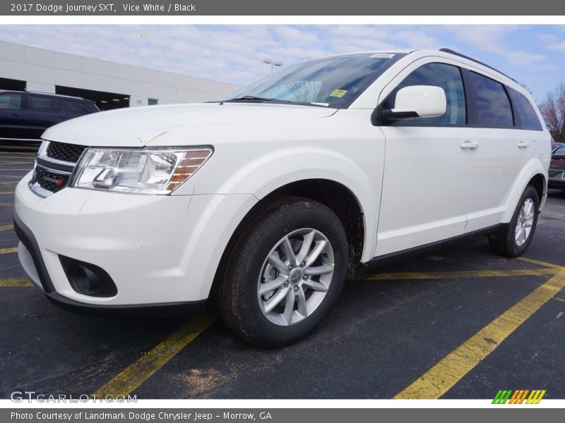 Vice White / Black 2017 Dodge Journey SXT