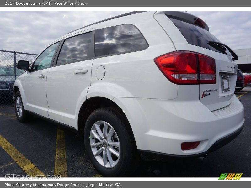 Vice White / Black 2017 Dodge Journey SXT