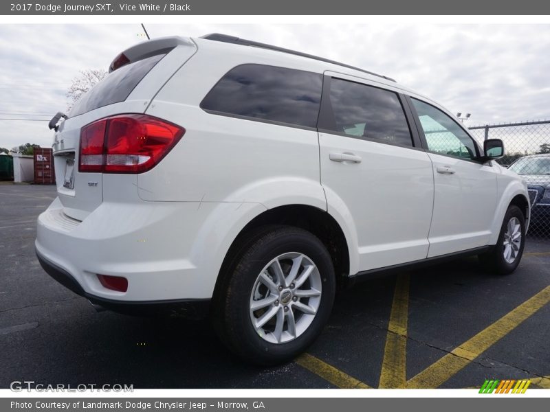 Vice White / Black 2017 Dodge Journey SXT