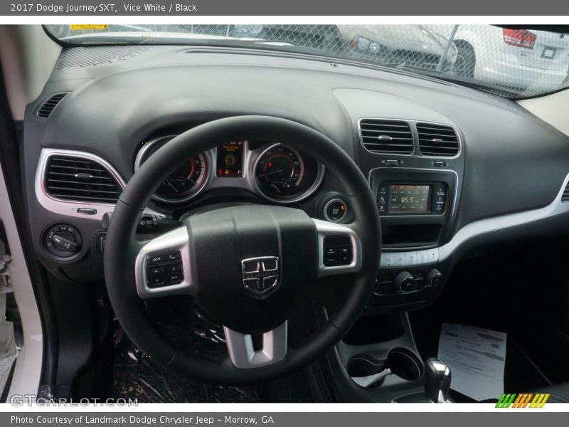 Vice White / Black 2017 Dodge Journey SXT