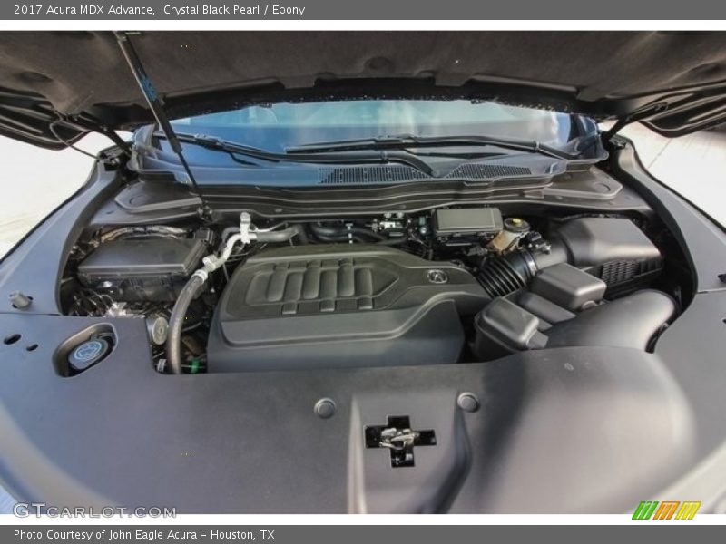 Crystal Black Pearl / Ebony 2017 Acura MDX Advance